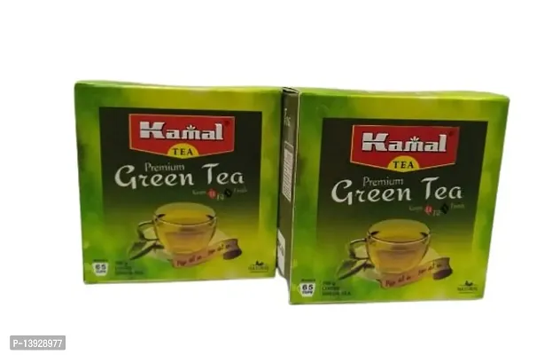 Kamal Tea- Green Premium Loose Tea- 100g (Pack of 2)