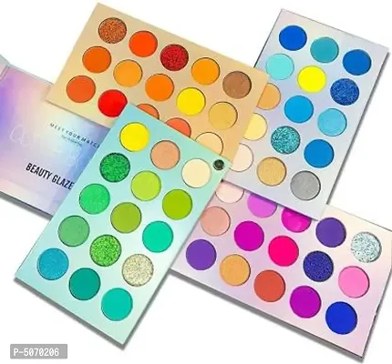 Eye shadow Palette 60 Colours Mattes And Shimmers High Pigmented Colour Board Palette Long Lasting Makeup Palette Blendable Professional Eye Shadow Make Up Eye Cosmetic 60 Ml (Multi)-thumb0