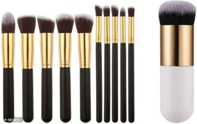 Foundation Brush White And Black Brush 11 (11 Items In The Set)