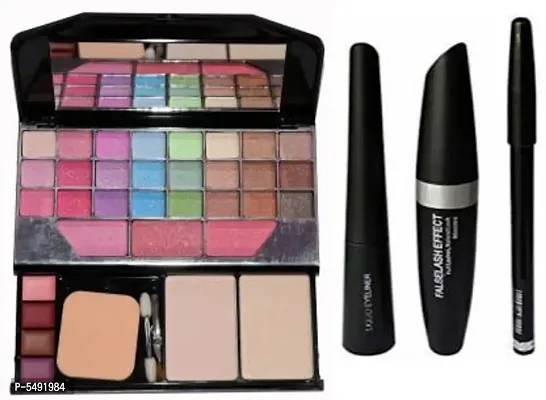TYA 6155 Makeup Kit With 3 In 1 Kit (Mascara,Eyeliner,Eyebrow Pencils) (4 Items In The Set)