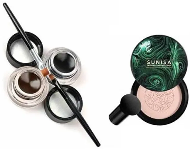 Sunisa Mushroom Head Air Cushion Foundation Cream Combo