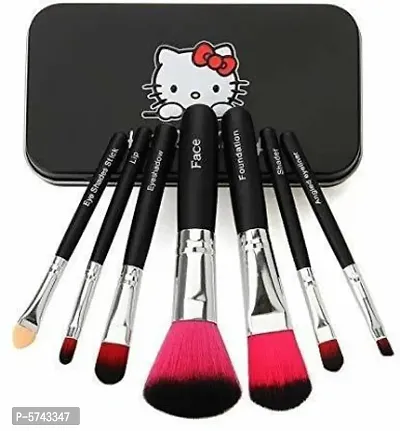 Professional Make Up 7pcs Brushes Set With Storage Box-thumb0