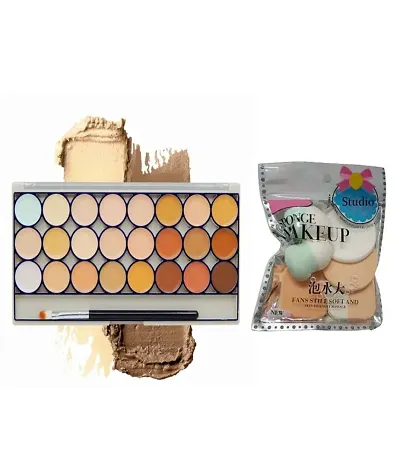 Most Loved Contour Palette With Makeup Essential Combo