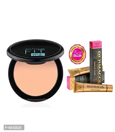 Fit Me Compact Powdernbsp;With 1 Pc. Dermacoal Face Foundation