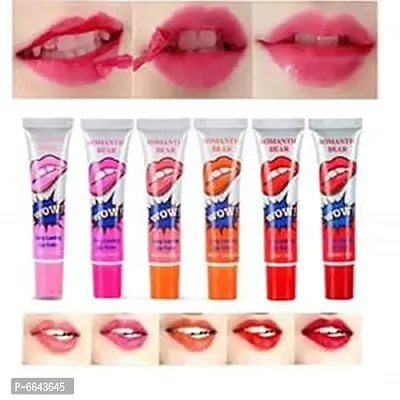 Long Lasting Magic Color Lip Tint and Lip Gloss Shade Lipstick 6 Color Combination
