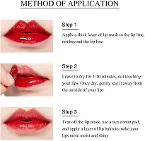Peel Off Long Lasting Magic Color Lip Tint and Lip Gloss Shade Lipstick (Lovely Peach)-thumb2