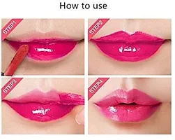 Peel Off Long Lasting Magic Color Lip Tint and Lip Gloss Shade Lipstick Lovely Peach-thumb1