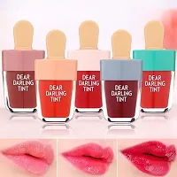 Professional Dear Darling Ice Cream Lipsticks For Women  5 Piece Gel Lipstick Matte Finish-thumb2