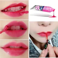 Peel Off Long Lasting Magic Color Lip Tint and Lip Gloss Shade Lipstick (Lovely Peach)-thumb3