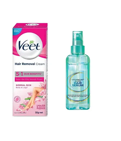 Mavles Beauty Veet Silk and Fresh Dry Hair Removal Cream 50g Combos