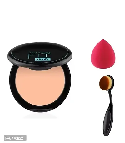 Compact Powdernbsp;With 1 Pc With Blender , 1 Pc With Oval Brush