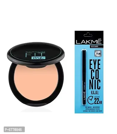 Compact Powder With 1 Pc With Black Kajal