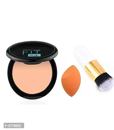 Compact Powdernbsp;With 1 Pc With Blender , 1 Pc With Foundation Brush