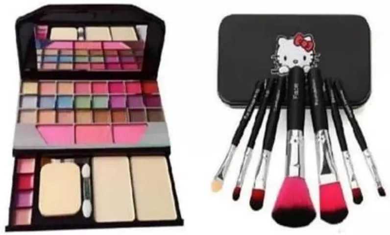 Best Selling Eyeshadow Palette With Makeup Essentials Combo