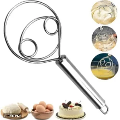 DOUGH WHISK, PREMIUM STAINLESS STEEL DUTCH WHISK (1 PC)-thumb0