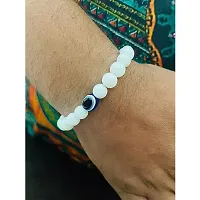 Forty Hands White Evil Eye Bracelet for Men  Women (BR04)-thumb1