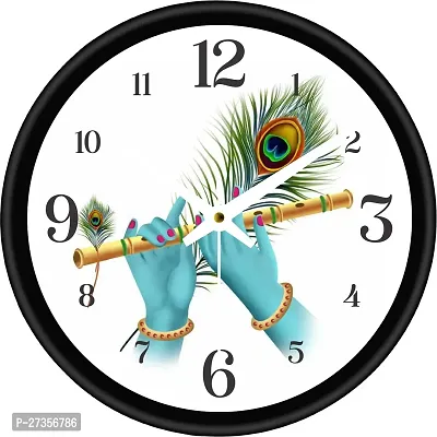 Present Analog Wall Clock with Glass for Living Room-thumb0