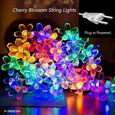 SPARKWORLD 14 LEDs 3 m Multicolor Flickering Flower Rice Lights (Pack of 1)-thumb0