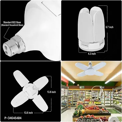 SPARKWORLDd 20 W Standard B22 LED Bulb White-thumb3