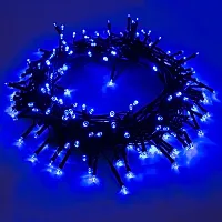 SPARKWORLD 75 LEDs 13.97 m Blue Steady String Rice Lights (Pack of 1)-thumb2