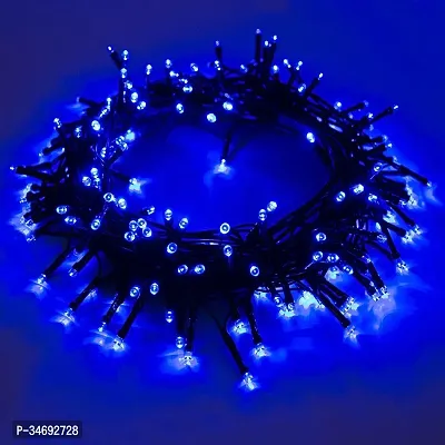 SPARKWORLD 75 LEDs 13.97 m Blue Steady String Rice Lights (Pack of 1)-thumb3