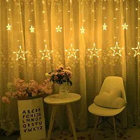 138 LEDs 3.05 m Yellow Flickering Star Rice Lights (Pack of 3)-thumb1