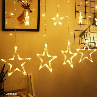 138 LEDs 3.05 m Yellow Flickering Star Rice Lights (Pack of 3)-thumb4