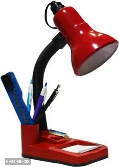 Stylish Red Study Lamp (25 Cm, Red, Black)-thumb0