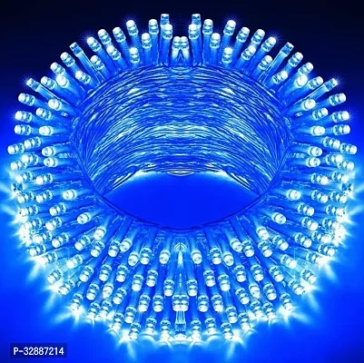 Illuminator 22 LEDs 10 m Blue Steady Bulb Rice Lights Pack of 1-thumb0