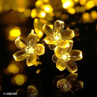 OWN BOX CREATIONS 16 LEDs 1.83 m Yellow Steady Flower Rice Lights Pack of 1-thumb2