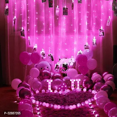 MPROW 40 LEDs 11 m Pink Steady Bulb Rice Lights Pack of 1-thumb2