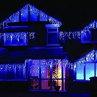 12 m Blue Rice Lights (Pack of 1)-thumb1