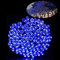 SPARKWORLD 75 LEDs 13.97 m Blue Steady String Rice Lights (Pack of 1)-thumb1