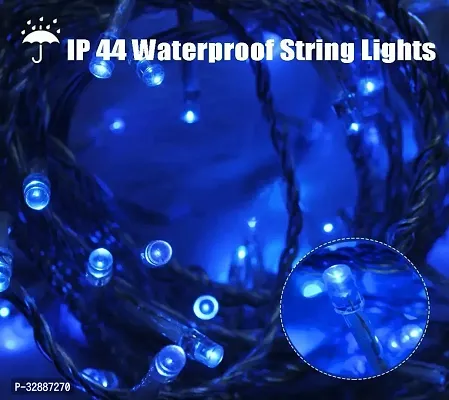 BENHEK 42 LEDs 14 m Blue Steady String Rice Lights Pack of 1-thumb2