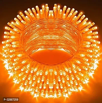 MPROW 40 LEDs 11 m Orange Steady Bulb Rice Lights Pack of 1-thumb0