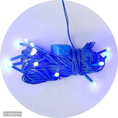 Illuminator 22 LEDs 10 m Blue Steady Bulb Rice Lights Pack of 1-thumb2