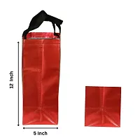 FABLOO Reusable Carry Bags for Gifting, Non Woven Totes Bags for Shopping, Wedding, Groceries etc., Size 17x5x12 inches. (Pack of 5, Red)-thumb4