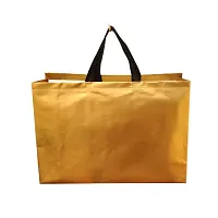 Gold Gift Bags Laminated Carry Bags, Tote Bags for Wedding, Birthday, Anniversary N-thumb4