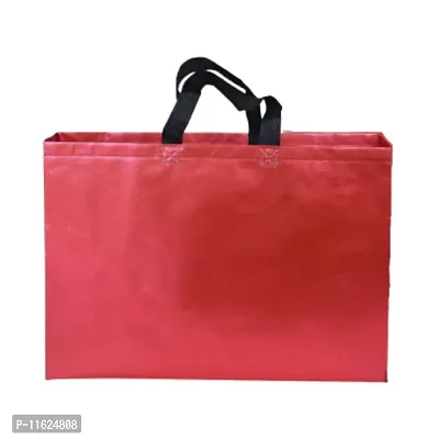 Red Gift Bags Laminated Carry Bags, Tote Bags for Wedding, Birthday, Anniversary N-thumb5