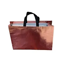 Rose Gold Gift Bags Laminated Carry Bags, Tote Bags for Wedding, Birthday, Anniversary N-thumb4
