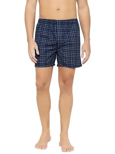 Combed Cotton Premium Checkmate Boxer For Men (Pack of 1)