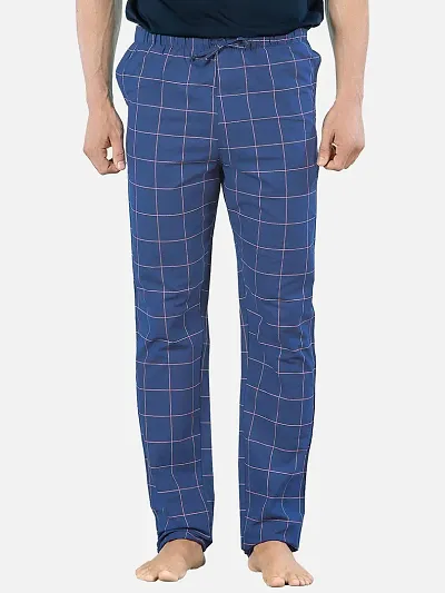 Stylish Super Combed Cotton Premium Checked Pajama for Men (Pack of 2)