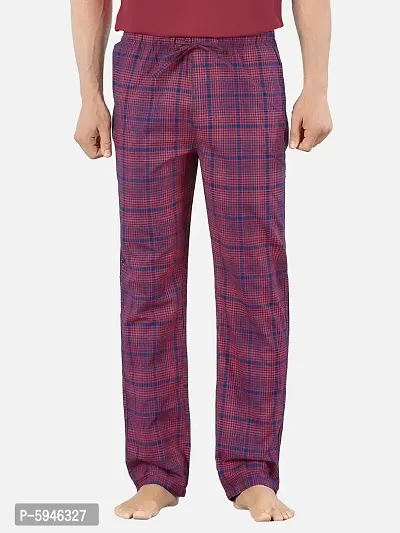 Stylish Super Combed Cotton Premium Checked Pajama for Men (Pack of 2)-thumb2
