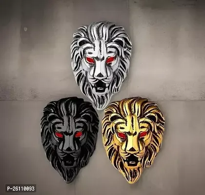 Stylish Lion Ring With Fiery Eyes Combo Of 3 Buy 2 Get 1 Free