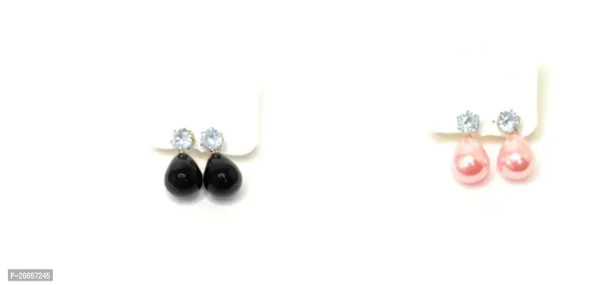 DESIGNER PEARL EARRINGS (SET OF 2) FOR WOMEN-thumb0