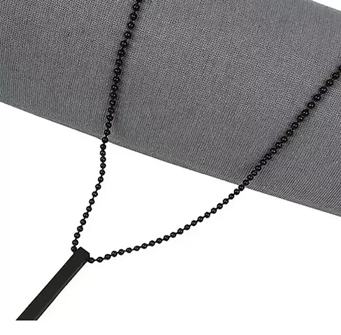 Fashionable Bar Pendant With Chain For Men