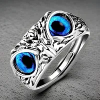 STYLISH AND FUNKY OWL EYE AND EAGLE CLAW RING FOR MEN/BOYS-thumb1