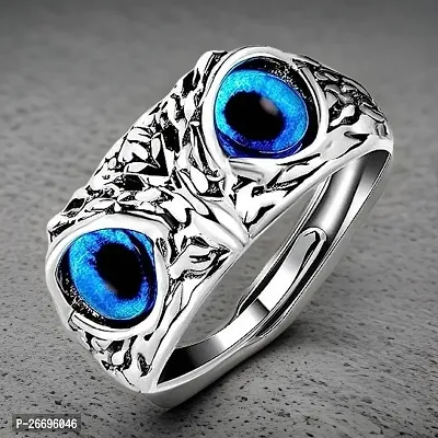 STYLISH AND FUNKY OWL EYE AND EAGLE CLAW RING FOR MEN/BOYS-thumb2