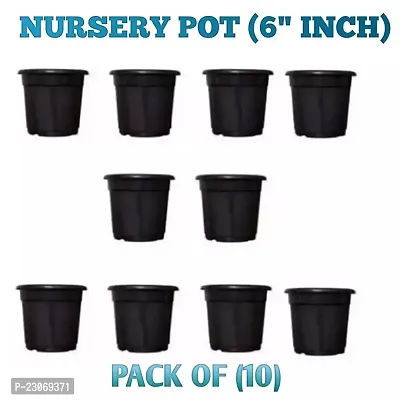 10pcs Mini Plant Pots Black Plant Pots Plastic to Go Containers Flower Pots Plant Container Container Nursery Pots Deepen Scrub Flower Round Pot Thickening Succulent Pot Flowerpot