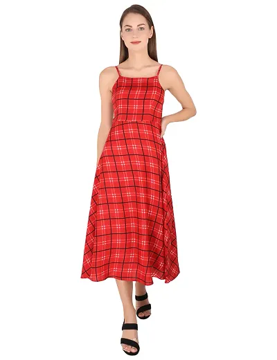 Women's Checkered Dress